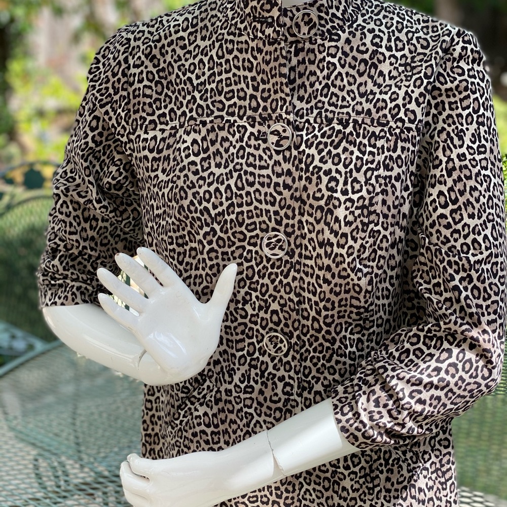 Chico’s cheetah print jacket NWOT